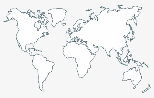 Global Map In Geographic Coordinate Reference System - World Map ...