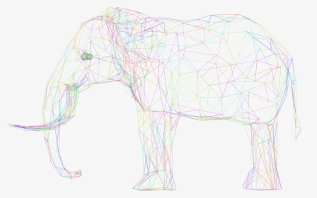 Indian Elephant African Elephant Horse Drawing /m/02csf - Drawing, HD Png Download, Transparent PNG