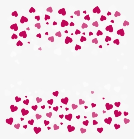 Transparent Valentines Day Frame Png - Transparent Background Hearts Border Png, Png Download, Transparent PNG