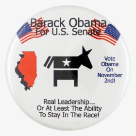 Barack Obama For Us Senate Icons Political Busy Beaver - Label, HD Png Download, Transparent PNG
