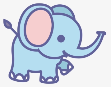 And Mammoths - Transparent Cartoon Elephant Png, Png Download, Transparent PNG