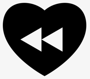 Heart Rewind Back Button - Ville De Saint Etienne, HD Png Download, Transparent PNG