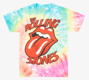 The Rolling Stones Forty Licks Tie Dye Tee Rock Music - Tie Dye Rolling Stones T Shirt, HD Png Download, Transparent PNG