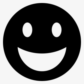 Happy - Smiley Face Emoji Silhouette, HD Png Download, Transparent PNG