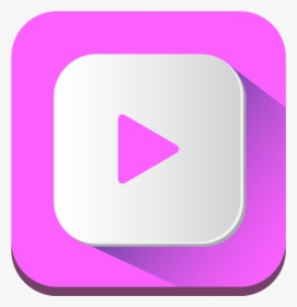 Play Icon - Transparent Play Button Pink, HD Png Download, Transparent PNG