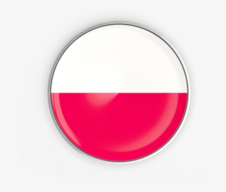 Round Button With Metal Frame - Circle, HD Png Download, Transparent PNG