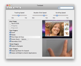 Glasstackpad - Macbook Pro Trackpad Preferences, HD Png Download, Transparent PNG