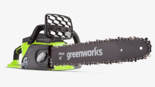 Long Chainsaw Png Image Free Download - Greenworks Gd40cs40, Transparent Png, Transparent PNG