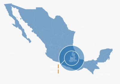 Mexico Map Vector, HD Png Download, Transparent PNG