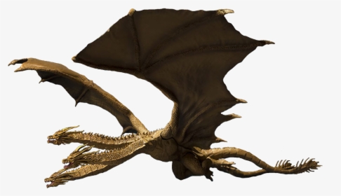 Dragon,fictional Character,plant,mythical Creature,illustration - King Ghidorah No Background, HD Png Download, Transparent PNG