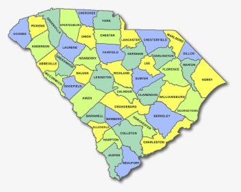 Picture - South Carolina Counties, HD Png Download, Transparent PNG