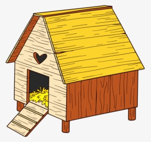 Duck Cute Farm Cartoon Clip Art Pet - Chicken House Clipart, HD Png Download, Transparent PNG