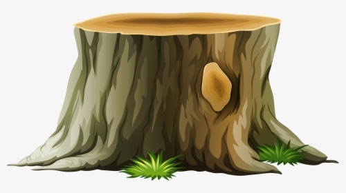 Stump Clipart Wooden - Transparent Background Tree Stump Clipart, HD Png Download, Transparent PNG