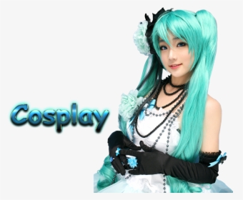Cosplay Festival Transparent Png - Hatsune Miku Cosplay Png, Png Download, Transparent PNG
