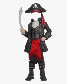Costume Pirate - תחפושת קפטן בלאק, HD Png Download, Transparent PNG