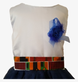 Novarena Kente Ankara African Print Girls Navy Blue - Garden Roses, HD Png Download, Transparent PNG
