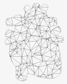 Low Poly Wireframe Png, Transparent Png, Transparent PNG