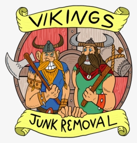 Vikings Junk Removal - Cartoon, HD Png Download, Transparent PNG