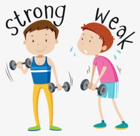 Strong Vs Weak, Life Vs Live - Strong And Weak, HD Png Download, Transparent PNG
