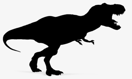 T Rex Silhouette Dinosaur Silhouette T Rex Project - T Rex Dinosaur Silhouette, HD Png Download, Transparent PNG