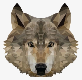 Low Poly Wolf Transparent, HD Png Download, Transparent PNG