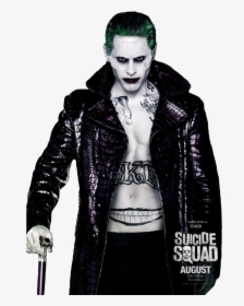 Joker Suicidé Squad Png - Movie Jared Leto Joker, Transparent Png, Transparent PNG
