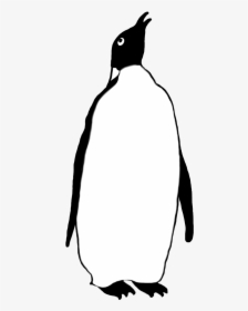 Emperor Penguin Drawing - Emperor Penguin Clipart Black And White, HD Png Download, Transparent PNG