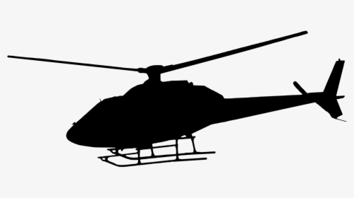 Silhouette, Helicopter, Flying, Travel, Working - Transparent Background Helicopter Clip Art, HD Png Download, Transparent PNG
