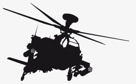 Transparent Helicopter Clipart Png - Silhouette Black Hawk Helicopter, Png Download, Transparent PNG