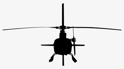 Military Helicopter Helicopter Vector Front, HD Png Download, Transparent PNG