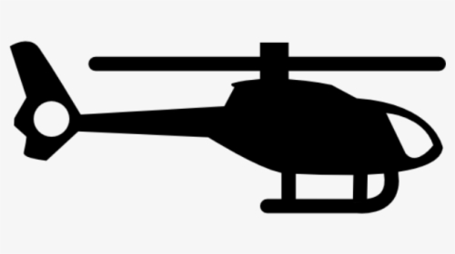 Helicopter Silhouette - Simple Helicopter Tattoo Ideas, HD Png Download, Transparent PNG