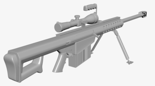 Low Poly Sniper Png Image - Sniper Rifle, Transparent Png, Transparent PNG