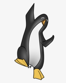 Mbtwms Penguin Linux Art 555px - Penguin Dancing Png, Transparent Png, Transparent PNG
