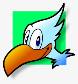 Simple Bird Avatar Clip Arts - Beak Picture Cartoon, HD Png Download, Transparent PNG