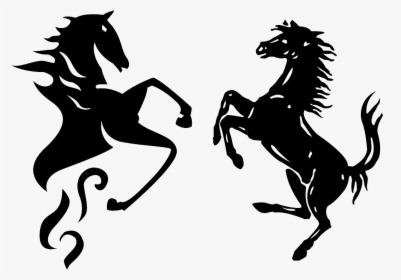 Laferrari Logo Prancing Horse - Ferrari Horse, HD Png Download, Transparent PNG
