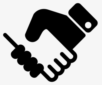 Transparent Handshake Clipart Png - Partnership Clipart Black And White, Png Download, Transparent PNG