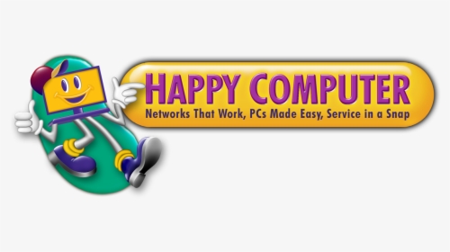 Happy Computer Computer Laptop Repair Plano Frisco - Happy Computer Logo, HD Png Download, Transparent PNG