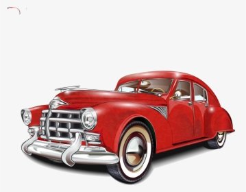 Clip Art Carro Vintage Poster De - Classic Car Vector Png, Transparent Png, Transparent PNG