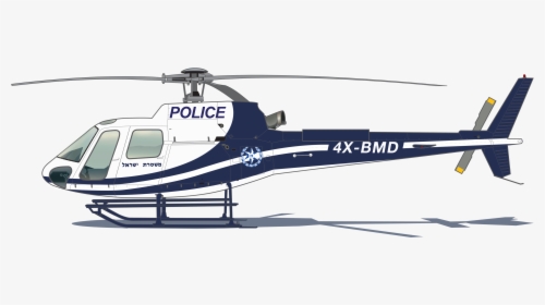 Clip Art Image Black And - Police Helicopter Clipart, HD Png Download, Transparent PNG