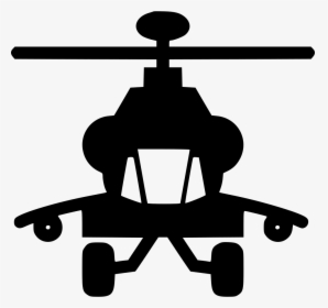 Helicopter Ii - Apache Helicopter Icon, HD Png Download, Transparent PNG