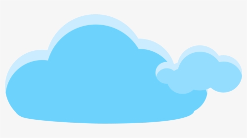 Transparent Sky Png - Cartoon Blue Cloud Png, Png Download, Transparent PNG