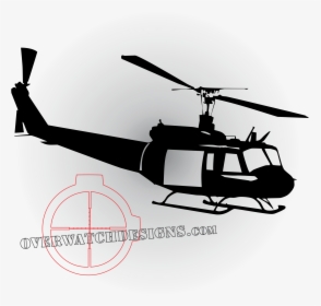 Transparent Military Helicopter Png - Bell Uh 1 Png, Png Download, Transparent PNG