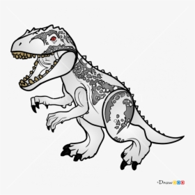 Jurassic World Dinosaur Drawing Photos - Lego Jurassic World Drawings, HD Png Download, Transparent PNG