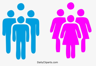 Group Of Men And Women Standing Together Icon - Transparent Women Icon Png, Png Download, Transparent PNG