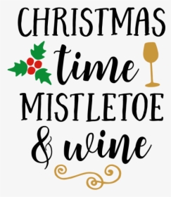 Christmas Wine Svg Free, HD Png Download, Transparent PNG