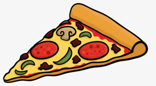 Junk Food Sticker & Emoji Pack For Imessage Messages - Slice Of Pizza Cartoon, HD Png Download, Transparent PNG
