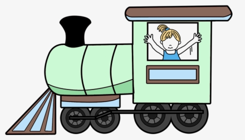 Personalized Christmas Ornament Girl - Train Cartoon, HD Png Download, Transparent PNG