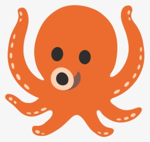 Transparent Octopus - Emoji Octopus, HD Png Download, Transparent PNG