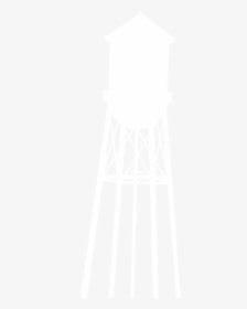 Water Clipart Silhouette - Water Tower Silhouette Vector, HD Png Download, Transparent PNG