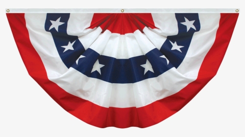 Clip Art Patriotic Pleated Fan Fans - Pleated Fan Flags, HD Png Download, Transparent PNG